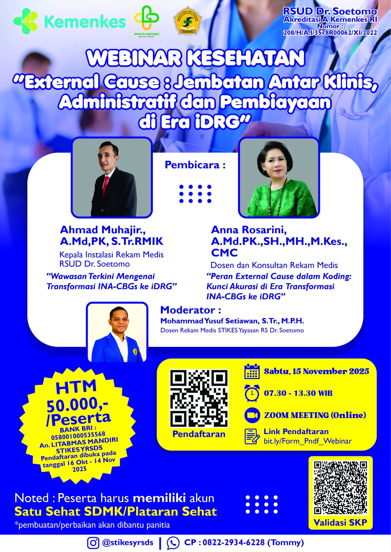 Poster Webinar External Cause iDRG RSUD Dr. Soetomo