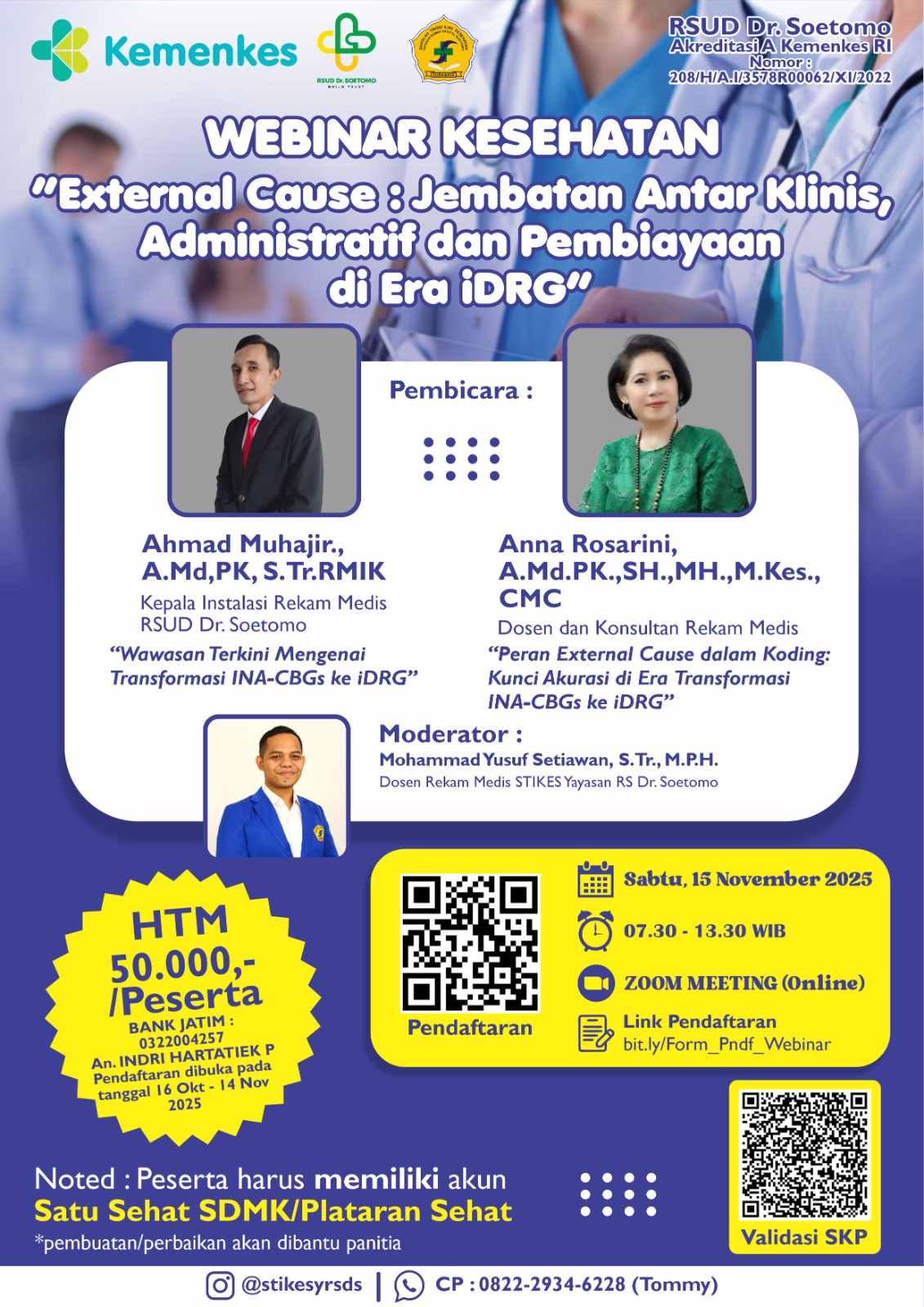 Poster Webinar External Cause iDRG RSUD Dr. Soetomo